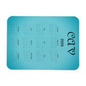 Recoleta Cornflower Blue マグネット (横)