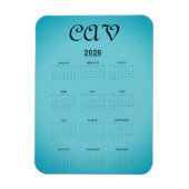 Recoleta Cornflower Blue  マグネット (縦)