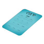 Recoleta Cornflower Blue マグネット (左側)