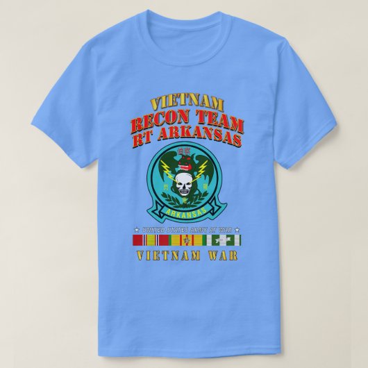 Recon Team RT Arkansas Dragon Vietnamw VN SVC Tシャツ (デザイン正面)