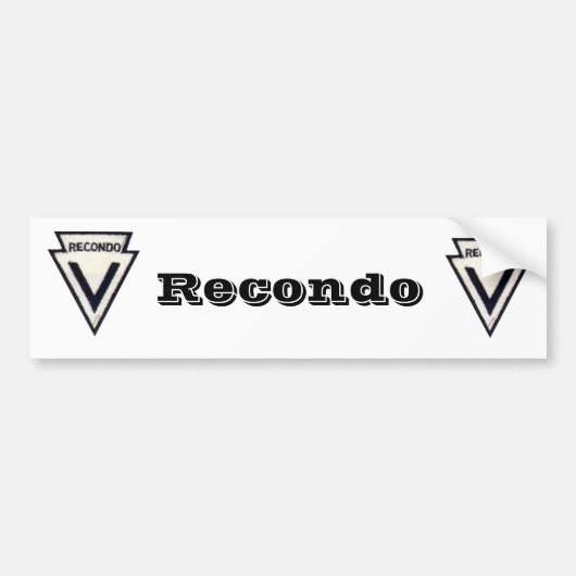 Recondo バンパーステッカー (正面)