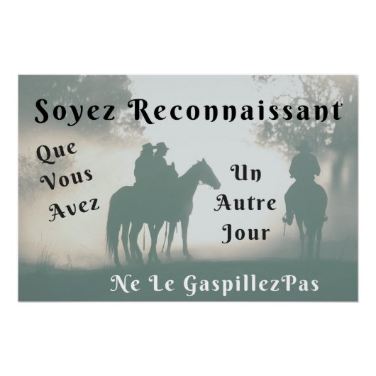 " Reconnaissance " Poster Citation Positive ポスター (正面)