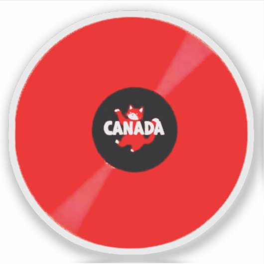 RECORD ALBUM RED シール (正面)