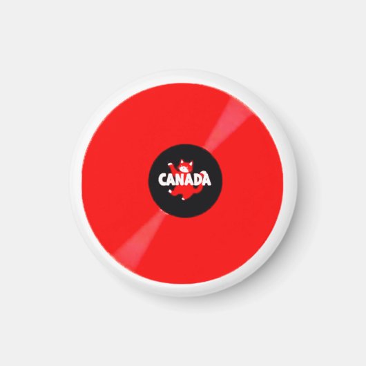 RECORD ALBUM RED マグネット (正面)