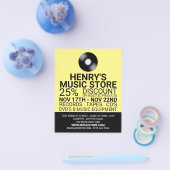 Record Logo, Music 広告 Store's チラシ (シングル)