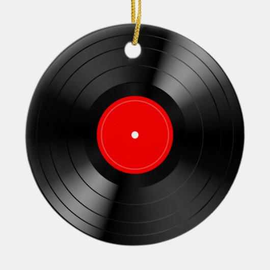 Record_LP セラミックオーナメント (正面)