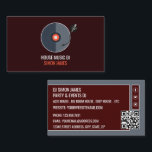 Record Playerロゴ、プロフェッショナルDJ 名刺<br><div class="desc">Record Player Logo,  Business Card StoreによるプロフェッショナルDJ名刺。</div>