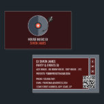 Record Playerロゴ、プロフェッショナルDJ 名刺<br><div class="desc">Record Player Logo,  Business Card StoreによるプロフェッショナルDJ名刺。</div>