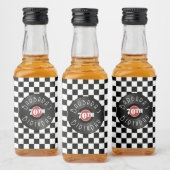 Record Player Rock N Roll Themed Birthday Party リキュールボトルラベル (ボトル)