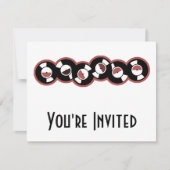 Record Row Red 招待状 (正面)