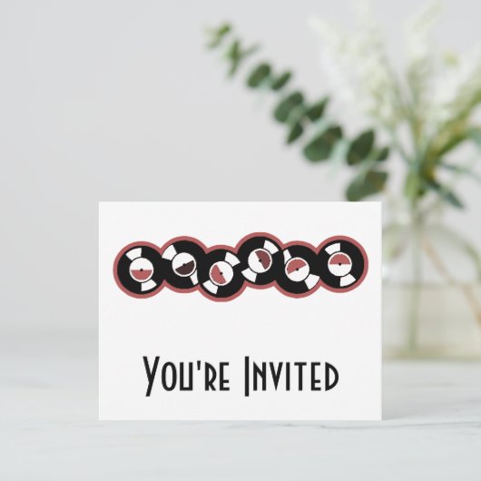 Record Row Red 招待状 (スタンド正面)