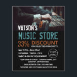 Record Select, Music Store Advertising チラシ<br><div class="desc">Record Select,  Music Store Advertising Flyers By The Business Card Store.</div>