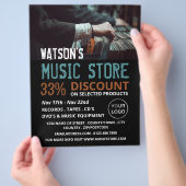 Record Select, Music Store Advertising チラシ (手)