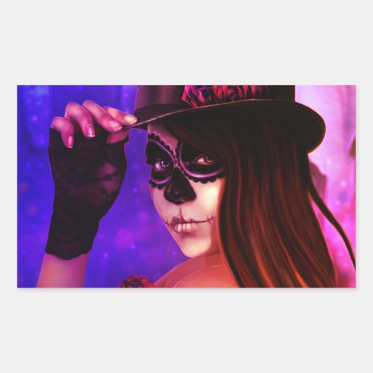 Recordando los Muertosのステッカー 長方形シール (正面)