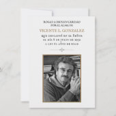 Recordatorioカード サンキューカード (正面)