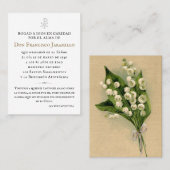 Recordatorioメモリアルカード 名刺 (正面/裏面)