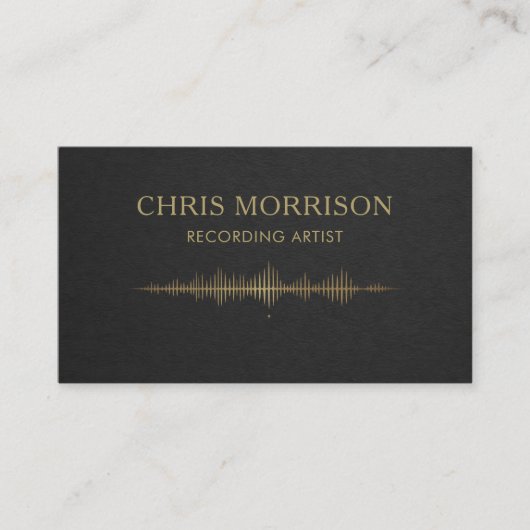 Recording Artist 名刺 (正面)