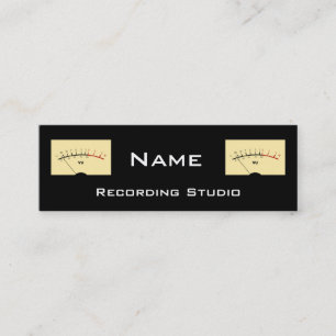 Recording Studio名刺 スキニー名刺