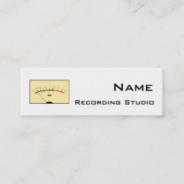 Recording Studio名刺 スキニー名刺