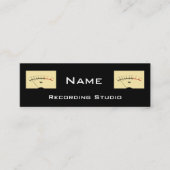 Recording Studio名刺 スキニー名刺 (正面)