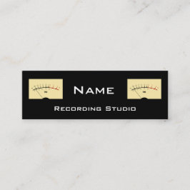 Recording Studio名刺 スキニー名刺