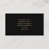 Recording Studio名刺 名刺 (裏面)