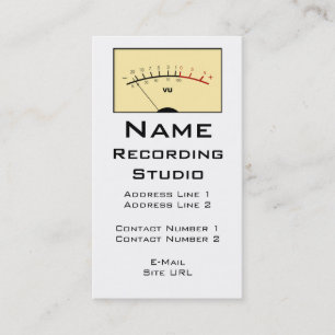Recording Studio名刺 名刺