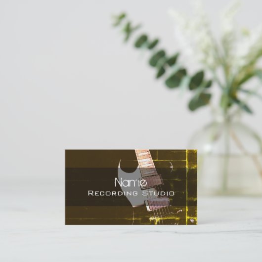 Recording Studio名刺 名刺 (スタンド正面)
