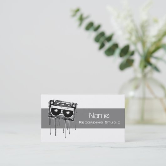 Recording Studio名刺 名刺 (スタンド正面)