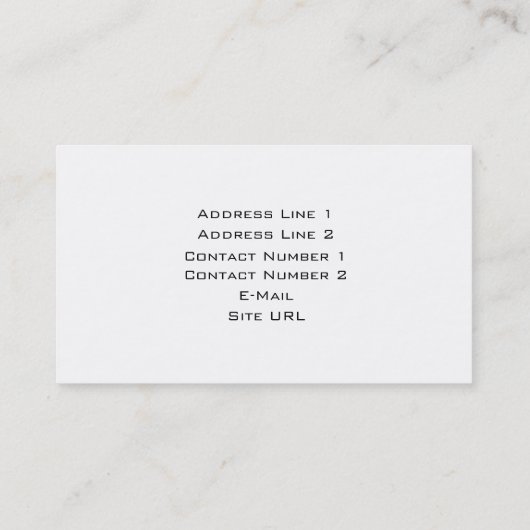 Recording Studio名刺 名刺 (裏面)