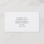 Recording Studio名刺 名刺 (裏面)