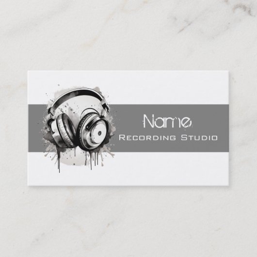 Recording Studio名刺 名刺 (正面)