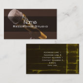 Recording Studio名刺 名刺 (正面/裏面)