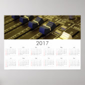 Recording studio Calendar 2017ポスター ポスター (正面)