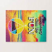Recovery Can Be Fun Recovery Slogan Sunrise ジグソーパズル (横)