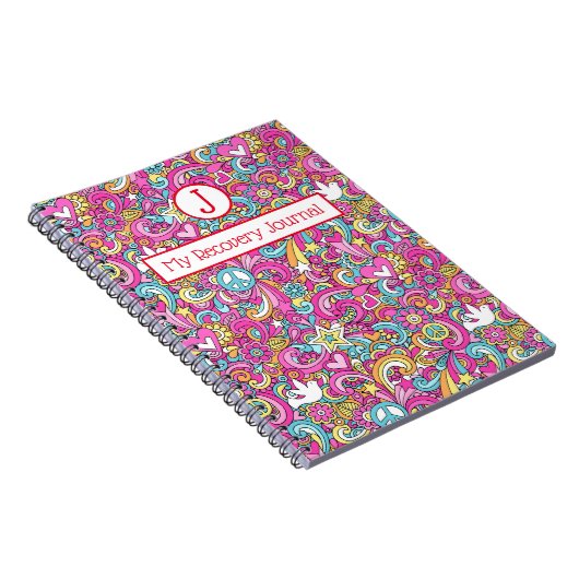 Recovery Journal Peace & Love Notebook ノートブック (右側)