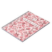 Recovery Journal Pink Roses Notebook ノートブック (左側)
