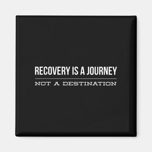 Recovery Journey Aa Alcoholics Na Narcotics Motiva マグネット (正面)