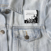 Recovery Miracle、白黒 缶バッジ (インサイチュ)