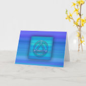 Recovery Sobriety Soberカード カード (黄色い花)