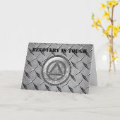 Recovery Sobriety Soberカード カード (黄色い花)