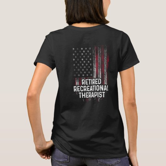 Recreational Therapist Recreation Therapy Rt 1 Tシャツ (裏面)