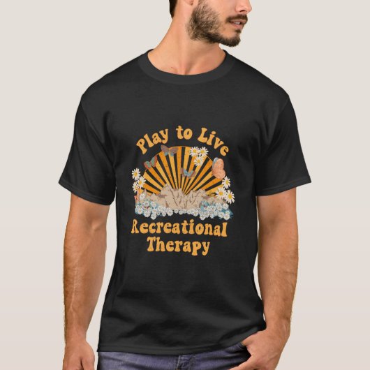 Recreational Therapy Therapeutic Recreation Rt Sun Tシャツ (正面)
