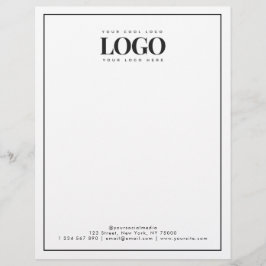 Rectangleビジネスロゴはこちらミニマル レターヘッド