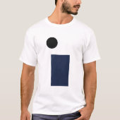 Rectangle and Circle by Kazimir Malevich (1915) Tシャツ (正面)