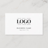 Rectangle Business Logo Qrコード会社の追加 名刺 (正面)