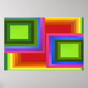 Rectangle Rainbow ポスター