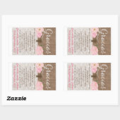 Rectangle Stickers 長方形シール (シート)