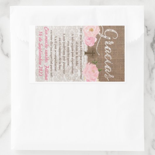 Rectangle Stickers 長方形シール (バッグ)