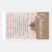 Rectangle Stickers 長方形シール (正面)